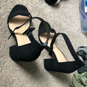 Black heels